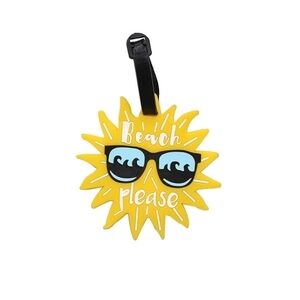 Sunny Yellow Luggage Tag